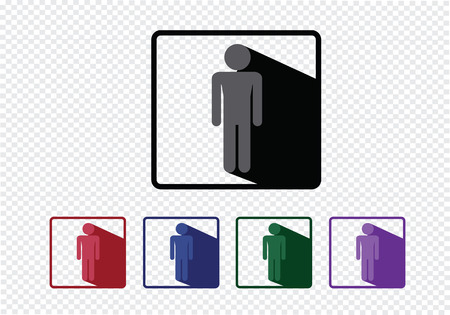 Pictogram People icons for web mobile applications and people signsのイラスト素材