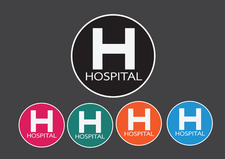 Hospital icon illustrationのイラスト素材