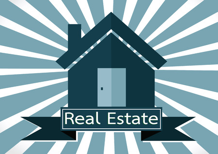 Real Estate  House  Building icon designのイラスト素材