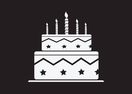 Birthday cake iconのイラスト素材