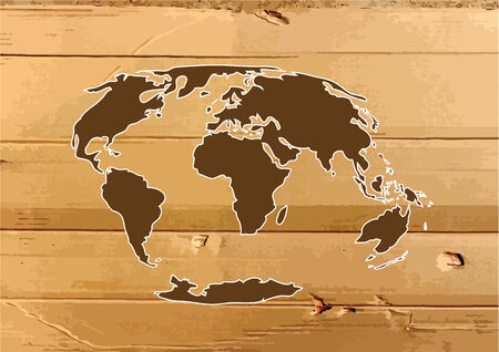 world map and  globe Illustrationのイラスト素材