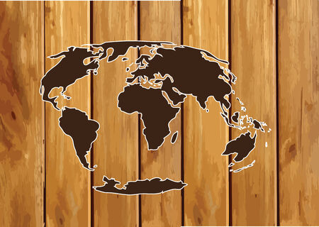 world map and  globe Illustrationのイラスト素材