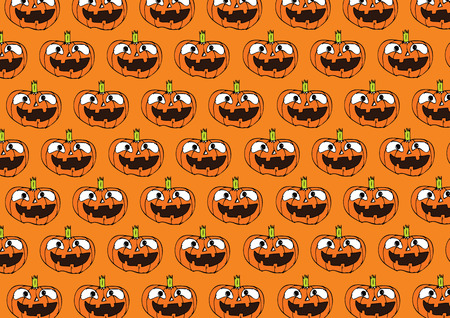 Halloween Pumpkin Backgroundのイラスト素材