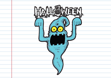 Ghost for Halloweenのイラスト素材
