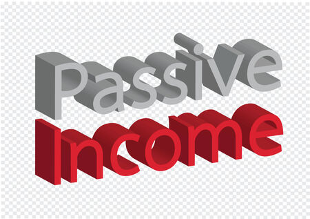 passive income recurring incomes concept ideaのイラスト素材