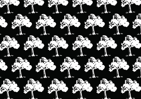 Illustration Tree backgroundのイラスト素材