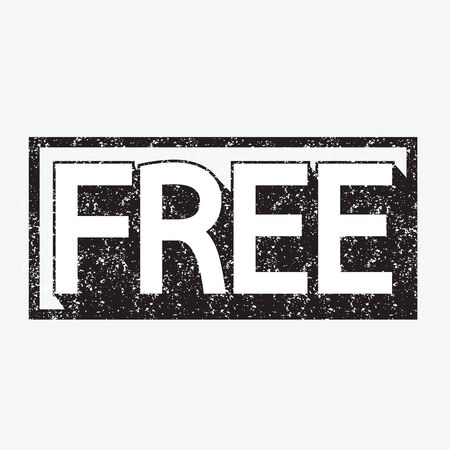 Free stamp vector illustrationのイラスト素材