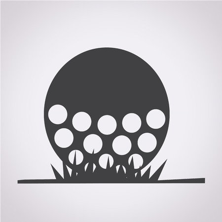 Golf ball illustrationのイラスト素材