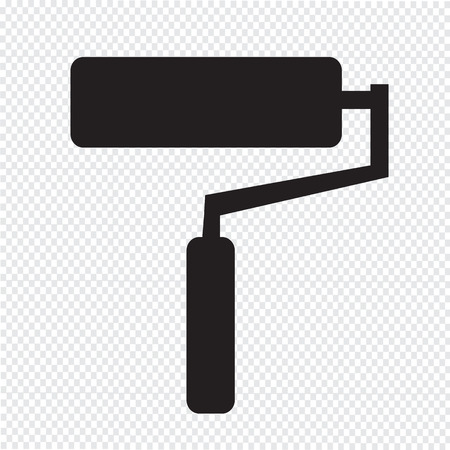 paint roller icon illustrationのイラスト素材