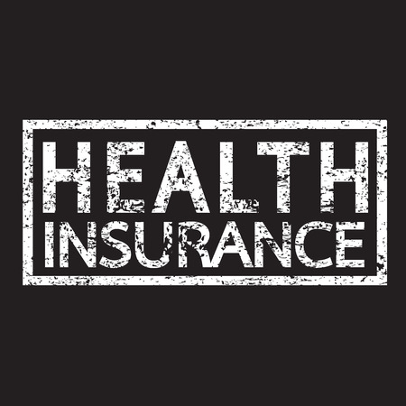 Health Insurance Word illustrationのイラスト素材