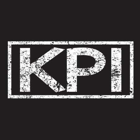 KPI Word illustrationのイラスト素材