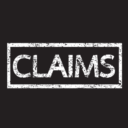 Claims textのイラスト素材