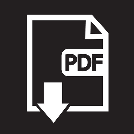 PDF iconのイラスト素材