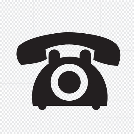 old phone iconのイラスト素材