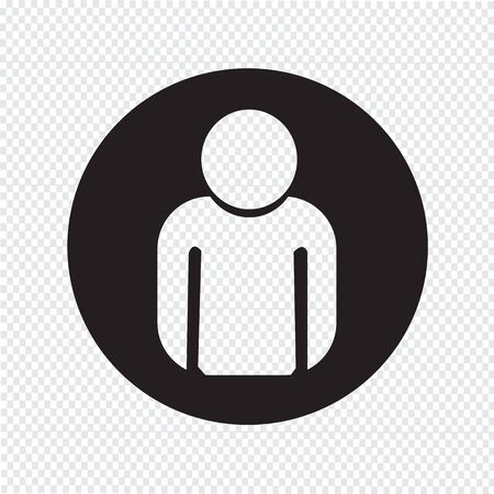 Person icon , User sign iconのイラスト素材