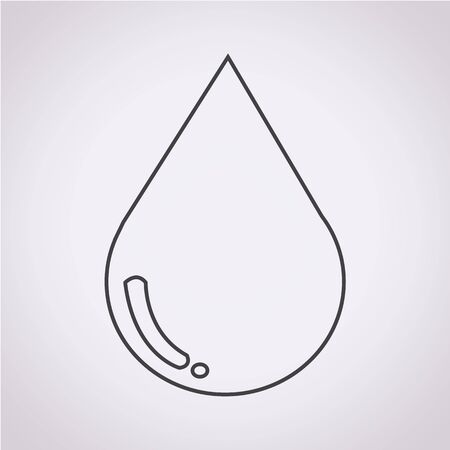 water drop iconのイラスト素材