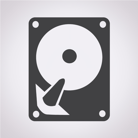 Hard disc iconのイラスト素材