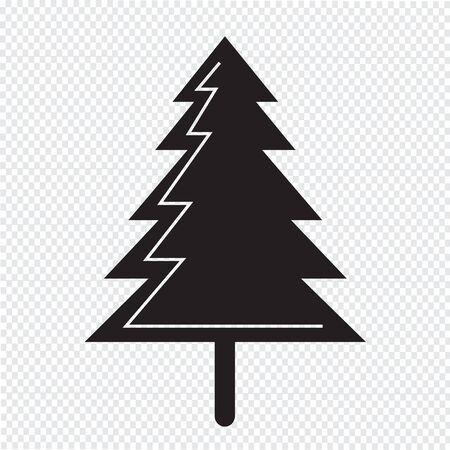 christmas tree iconのイラスト素材