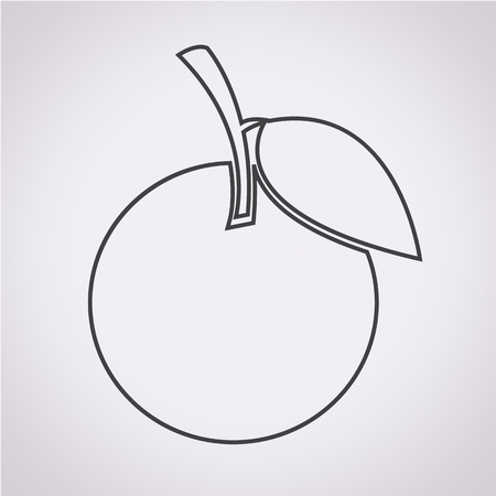 orange iconのイラスト素材