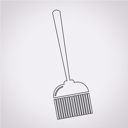 broom iconのイラスト素材