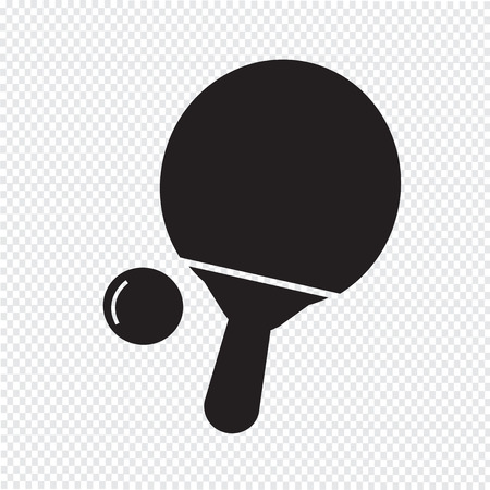 Table tennis iconのイラスト素材