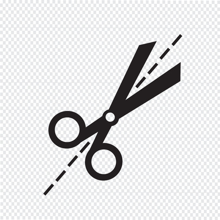Scissors iconのイラスト素材