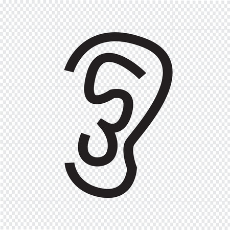 ear iconのイラスト素材
