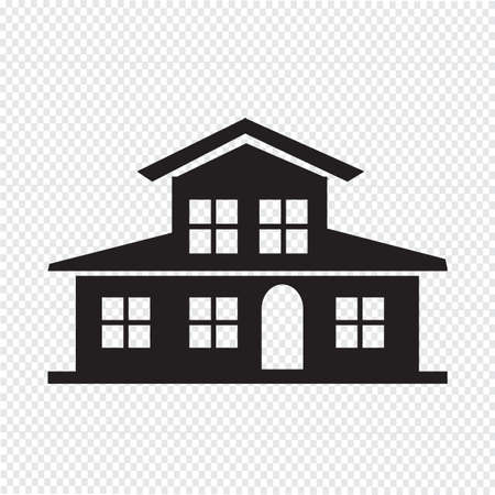 Country house iconのイラスト素材
