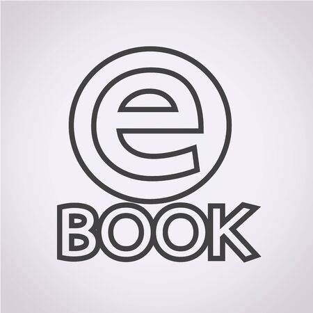 E-Book iconのイラスト素材