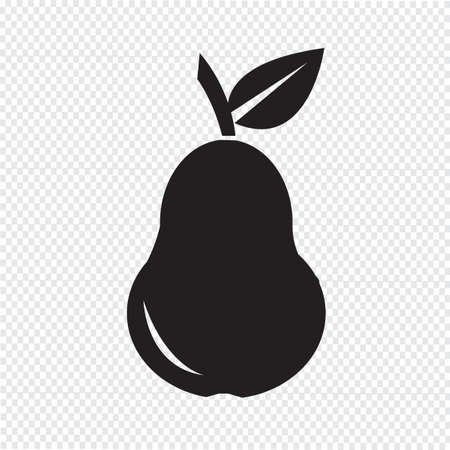 Pear Fruit iconのイラスト素材