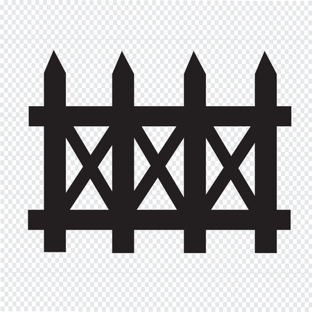 fence iconのイラスト素材