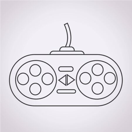 game controller iconのイラスト素材