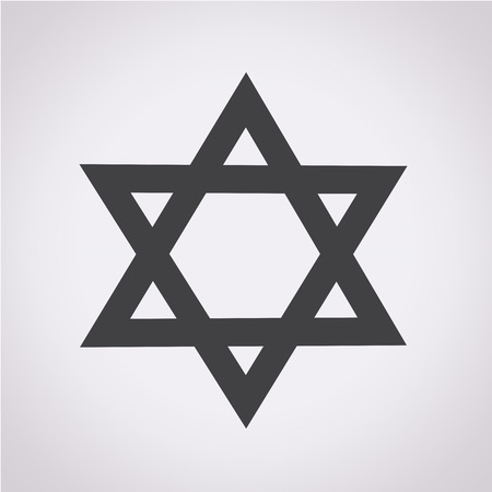Star David iconのイラスト素材