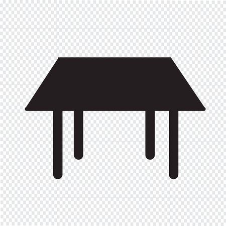 Table Iconのイラスト素材