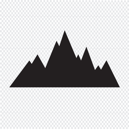 mountains iconのイラスト素材