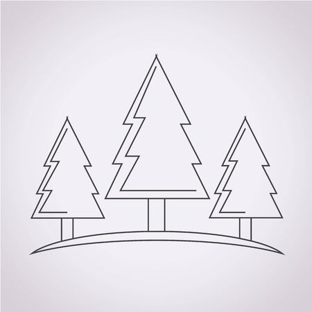 Forest tree iconのイラスト素材