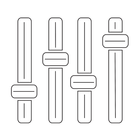 control panel iconのイラスト素材