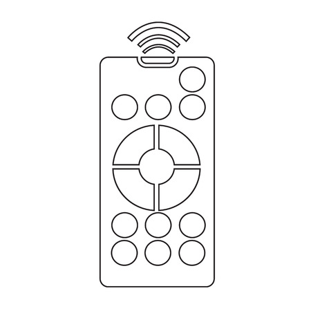 remote control iconのイラスト素材