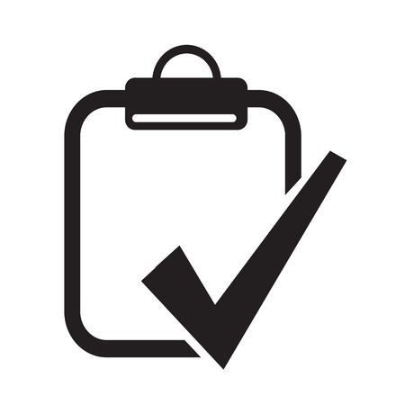 Clipboard check list iconのイラスト素材