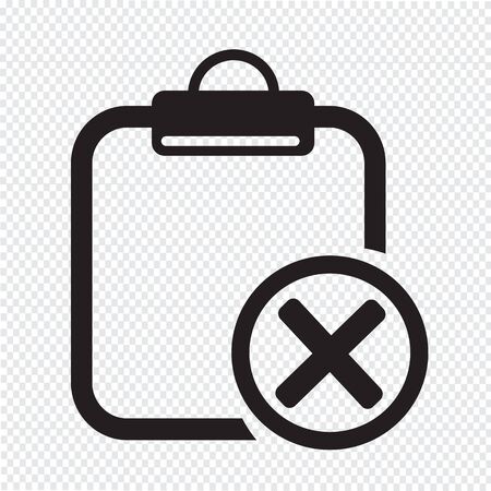 Clipboard check list iconのイラスト素材