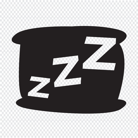 Sleeping icon designのイラスト素材
