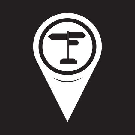 Map Pointer Signpost Iconのイラスト素材