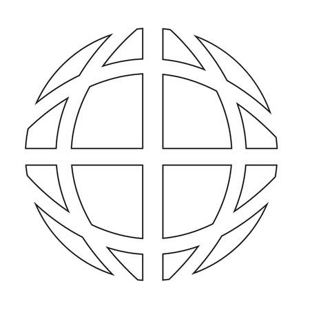 Globe earth iconのイラスト素材