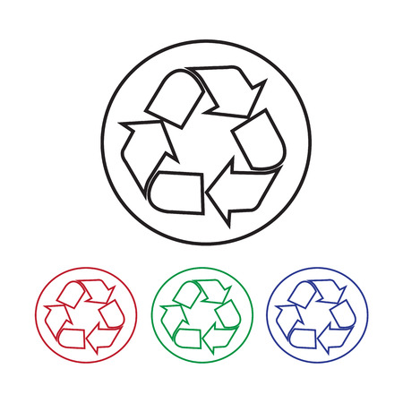 Recycle signのイラスト素材