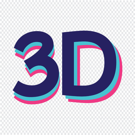 3d iconのイラスト素材