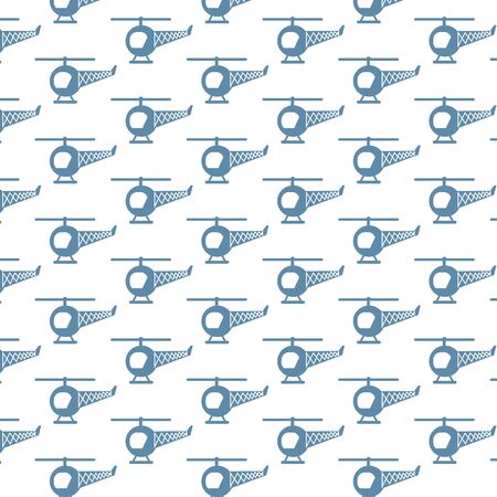 Helicopter pattern backgroundのイラスト素材