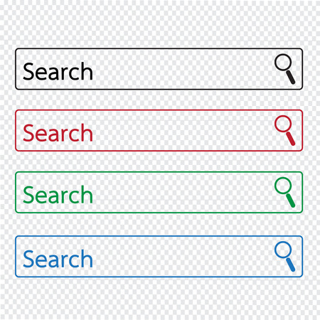 search bar iconのイラスト素材