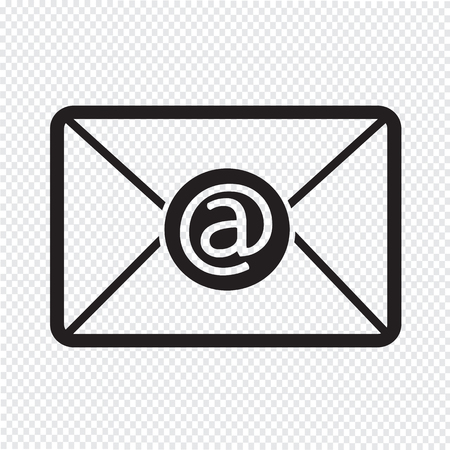 email symbol iconのイラスト素材