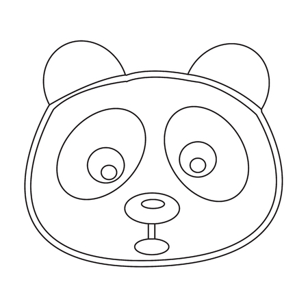 panda iconのイラスト素材