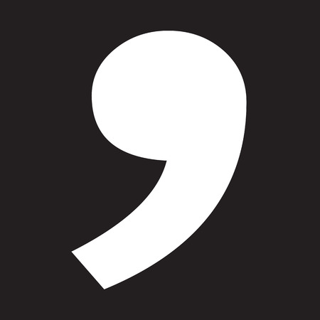 comma iconのイラスト素材